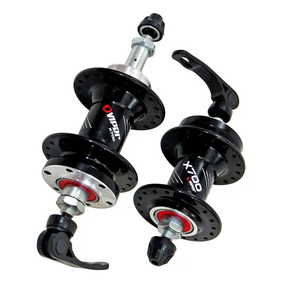 Par Cubo Viper Rolamentado De Rosca Aluminio Bicicleta 36f