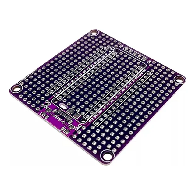 Plaqueta Protoshield Experimental Para Arduino Nano  Nubbeo