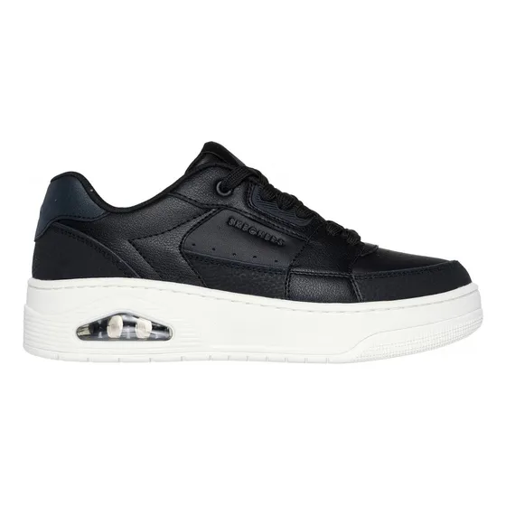 Zapatilla Mujer Uno Court Courted Style Negro Skechers