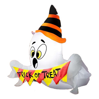Inflable De Halloween Fantasma 1.2m Luces Led Inflable De Halloween Fantasma 1.2m Luces Led