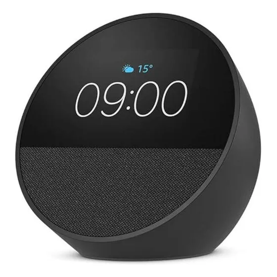 Altavoz Portatil Spot 2024 , Smart Con Reloj Alarma Y Alexa