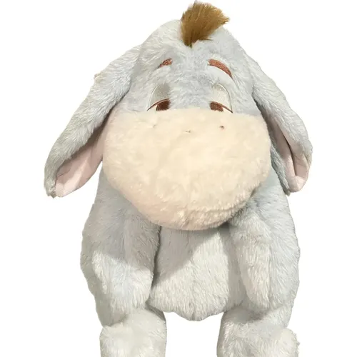 Peluche Burro Con Luz Cálida Y Movimiento De Respiración – 30x10 Cm, De Felpa, Calmante Para El Sueño, Ideal Para Niños