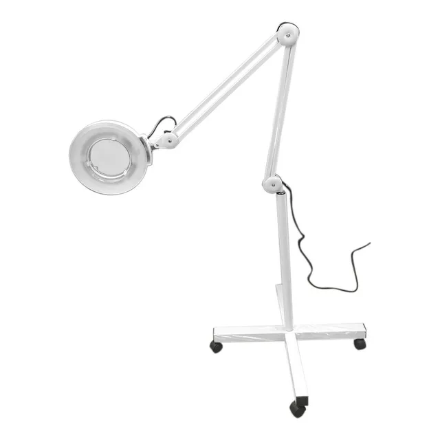 Lampara Led Lupa 5x Facial Con Base Movil Estetica Spa