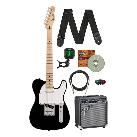 Fender Squier Sonic Telecaster Negro Amplificador Frontman