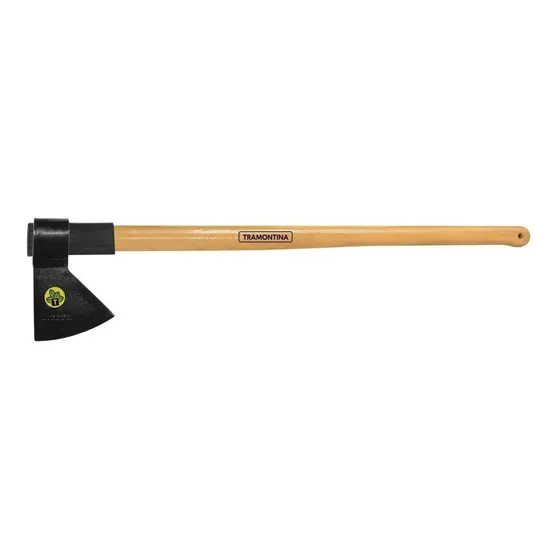 Hacha Soldada 1/2 Labor Cabo De Madera 90 Cm Tramontina