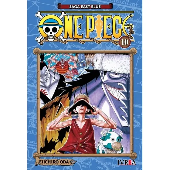 ONE PIECE, de Eiichiro Oda., vol. 10. Editorial Editorial Ivrea, tapa blanda en español