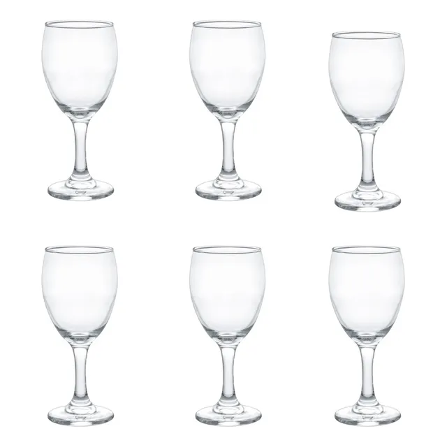 Set Copa Agua / Vino Aragón Cristar 6 Unidades
