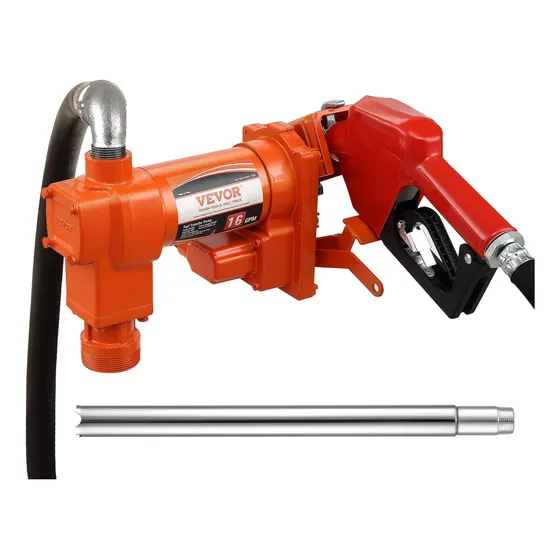 Bomba De Transferencia De Combustible Vevor 12v 15 Gpm 1/5hp