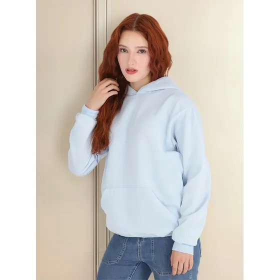 Sudadera Para Mujer Hoodie Lisa Stretch Afelpada Con Capucha