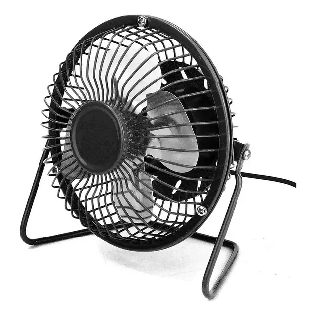 Mini Ventilador Usb 15cm Aspas Metalicas