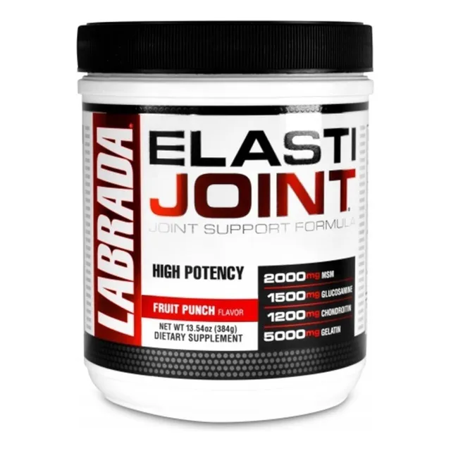 Labrada Elasti Joint 30 Servicios Condroitina Glucosamina Sabor Ponche De Frutas