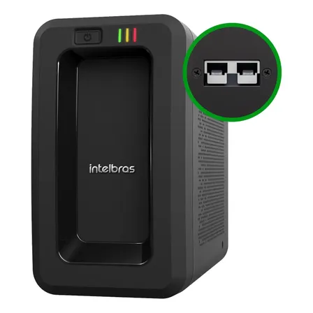 Nobreak Interativo Intelbras Attiv Seg Bi+ Bivolt 110v 220v Preto