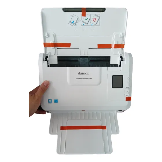 Scanner De Mesa Avision Ad335wn Duplex Rede Wi-fi