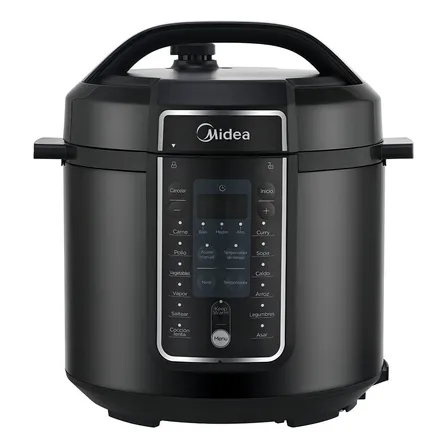 Olla Multicook Midea 8 Litros Negra My-pc8007b Color Negro