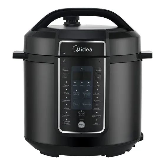 Olla Multicook Midea 8 Litros Negra My-pc8007b Color Negro