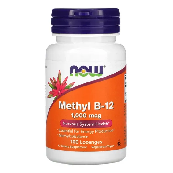 Supplement Now Foods, Metil B-12, 1000 Mcg, 200 Pastillas, 2