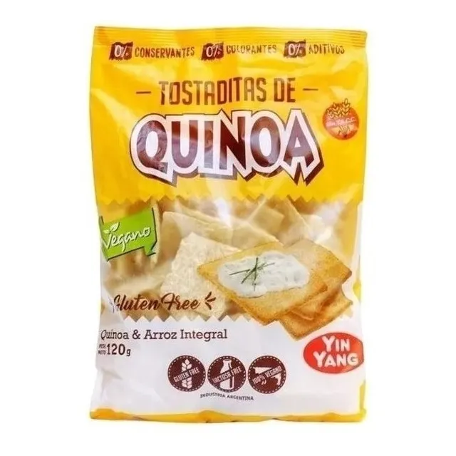 Tostadas De Quinoa 120g | Sin Tacc | Yin Yang | Veganas