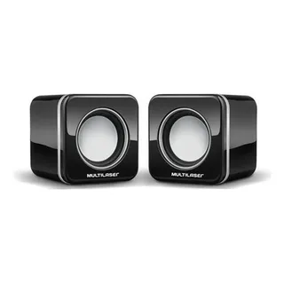 Caixas De Som 2.0 3w Rms Alimentação Usb Conexão P2 - Sp144 Cor Preto Caixas De Som 2.0 3w Rms Alimentação Usb Conexão P2 - Sp144 Cor Preto