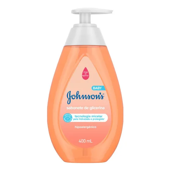 Sabonete Líquido Glicerina Johnson's Baby Cabeça/pés 400 Ml
