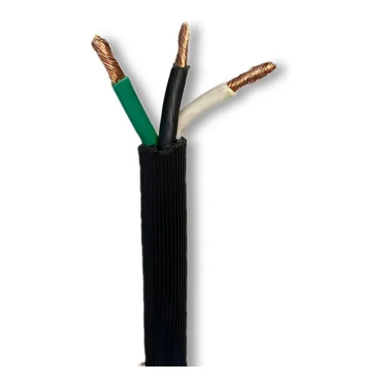 Cable Uso Rudo 3x10 Rollo 80m Negro Cca 