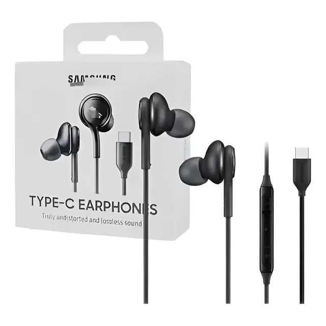Fone De Ouvido Estéreo Akg Usb-c Original C/ Fio E Controles