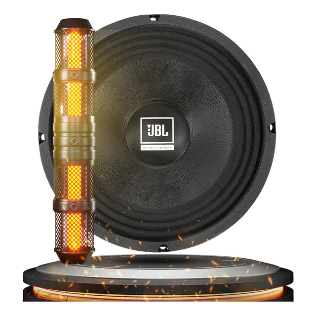 Alto Falante Jbl 8pw-x 4r 8pol 200rms 4ohms Woofer Médio Grave Cor Preto
