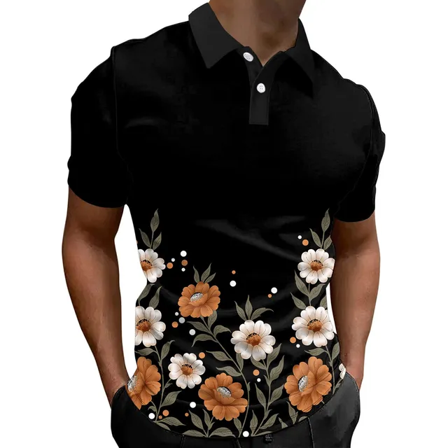 Camiseta Estampada Cuello Vuelto Manga Larga Caja Toracica