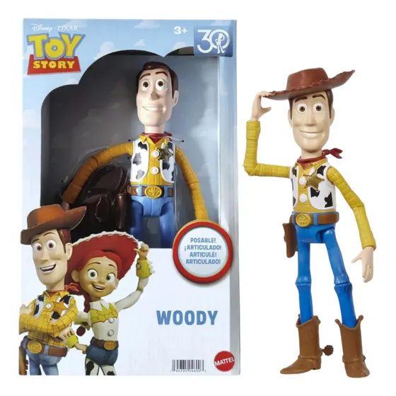 Figura Woody Toy Story Disney Pixar Original Mattel 30 Cm