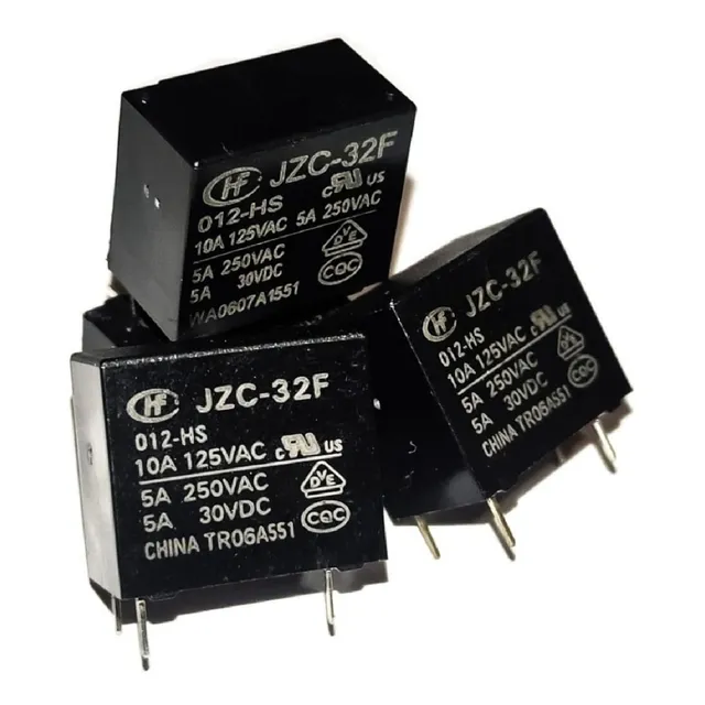 Paquete 5 Piezas Relay Jzc-32f-012-hs 10a 125vac