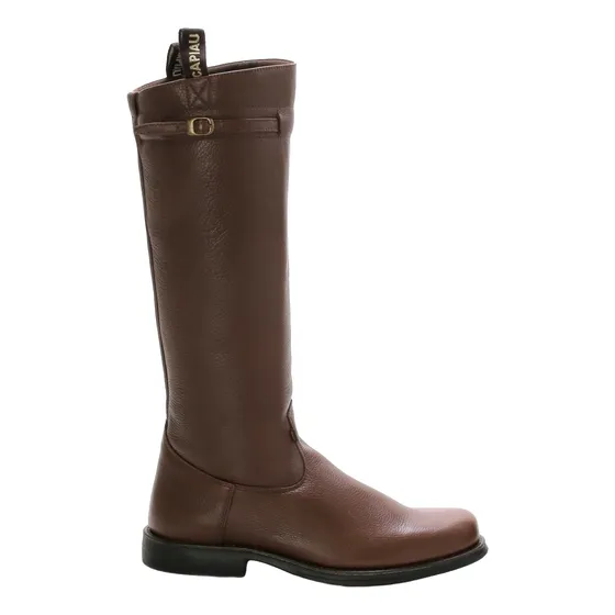 Bota Gaucha Campeira Capiau Anatomic Confort Gel Flex Couro 