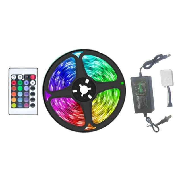 Tira Luz Led Rgb 5050 Usb Tv Pc A Control Remoto