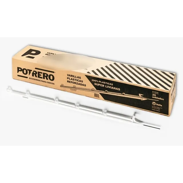 Varilla Plastica Boyero Electico X 20 Unidades