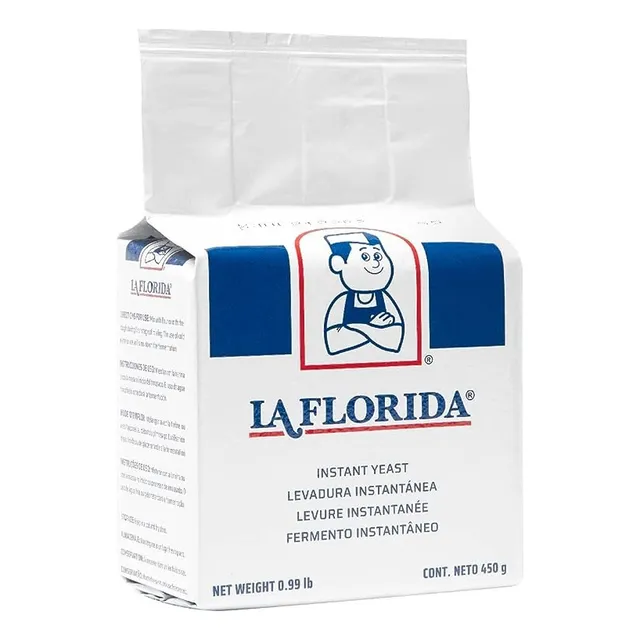 Levadura Instantanea. Caja De 9 Kg Con 20 Piezas De 450 G