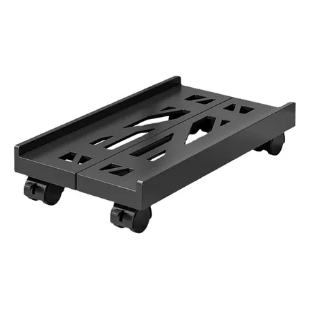 Base/soporte De Cpu Expandible Retráctil Con Ruedas Y Freno