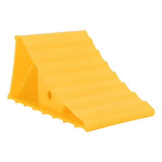 Una Calza Cuña Tope Llanta Freno Vehiculo Coche Carro 1pieza Color Amarillo Una Calza Cuña Tope Llanta Freno Vehiculo Coche Carro 1pieza Color Amarillo