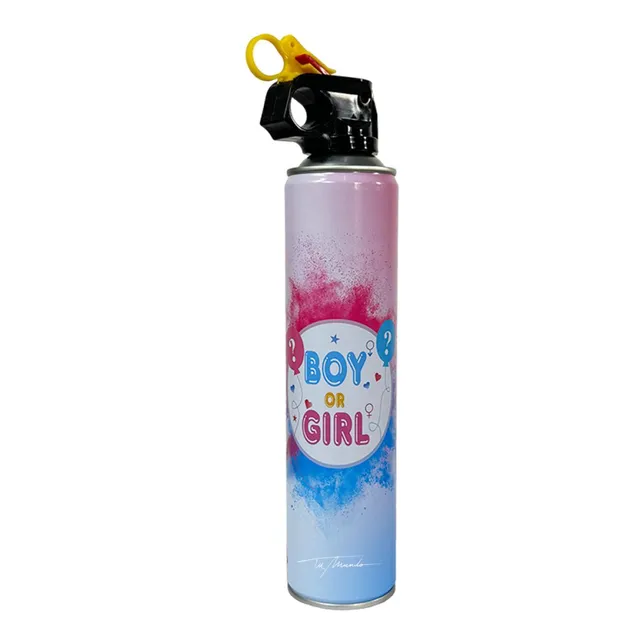 Extinguidor Para Revelación De Sexo Rosado 1 Kg  Cotillón
