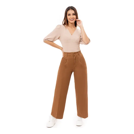 Pantalon Moda Drill Stretch Mujer Yenah