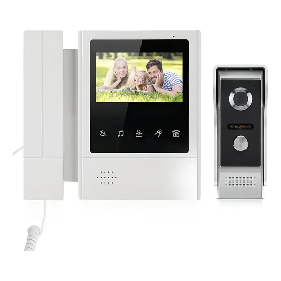 Portero Visor Eléctrico Gadnic DOORB004 Camara Hd + Frente Exterior