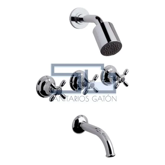 Griferia Fv Ducha Con Transferencia Newport Plus 103/b2p