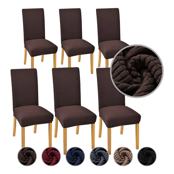 Cubresilla Nube Removibles Color Chocolate Pack 6 Unidades