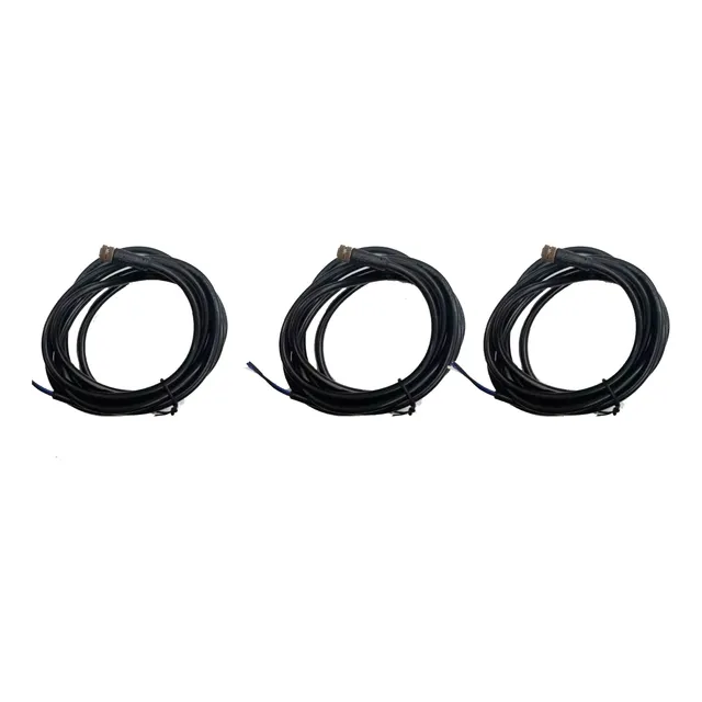 Paquete 3 Cable M8 4 Pines Hembra De 2 Metros Recto