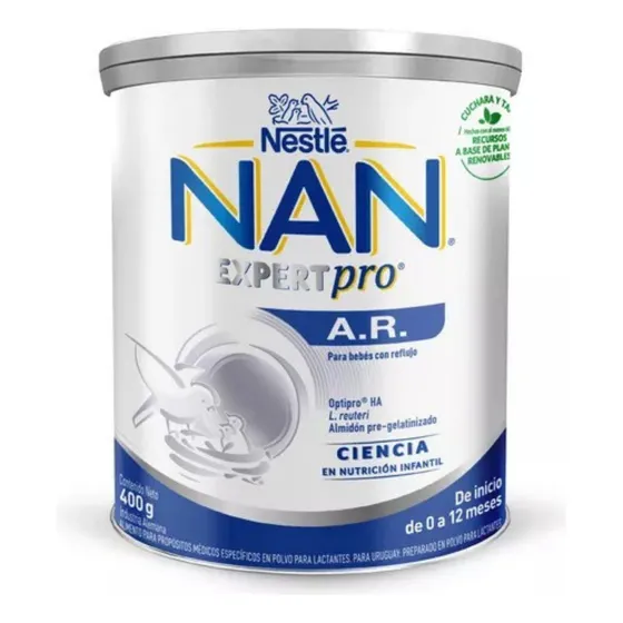 Leche de fórmula Nestlé Nan Expert Pro A.R. en polvo 400g