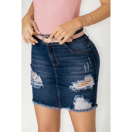 Falda Corta Adulto Azul Mp 89024