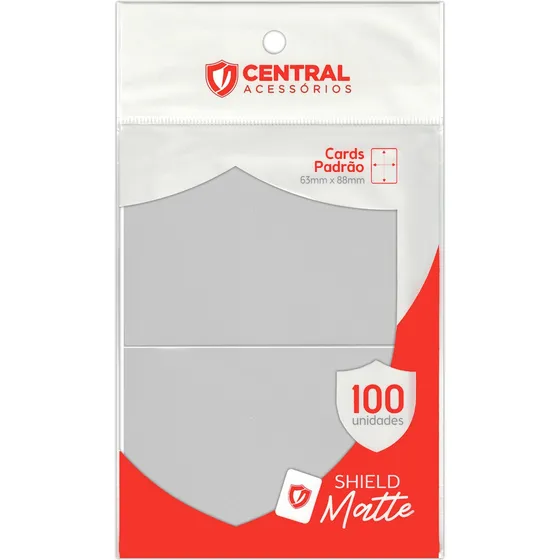 Central Shield Matte Branco Gelo 100 Sleeves Pokemon Magic