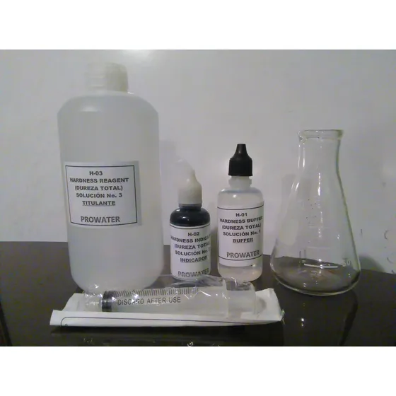 Kit De Análisis De Dureza Total En Agua. Más De 100 Análisis