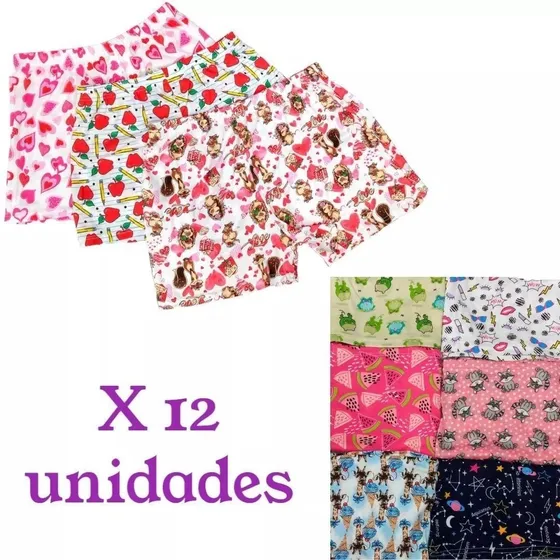 Docena De Short De Dama De Algodon Tipo Pijama