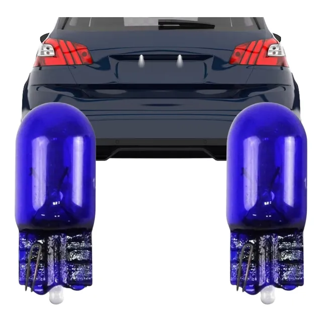 Par Lâmpada Pingo T10 4000k 12v Luz Placa Não Acusa Painel