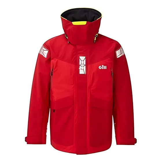 Campera Náutica Gill Marine Os25 Talle L Color Rojo
