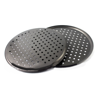 Molde Para Pizza Perforado, Antiadherente, Fácil De Desmolda Molde Para Pizza Perforado, Antiadherente, Fácil De Desmolda