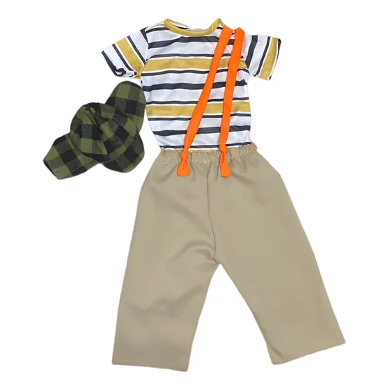 Fantasia Infantil Turma Do Chaves Com Chapéu Tema De Festa